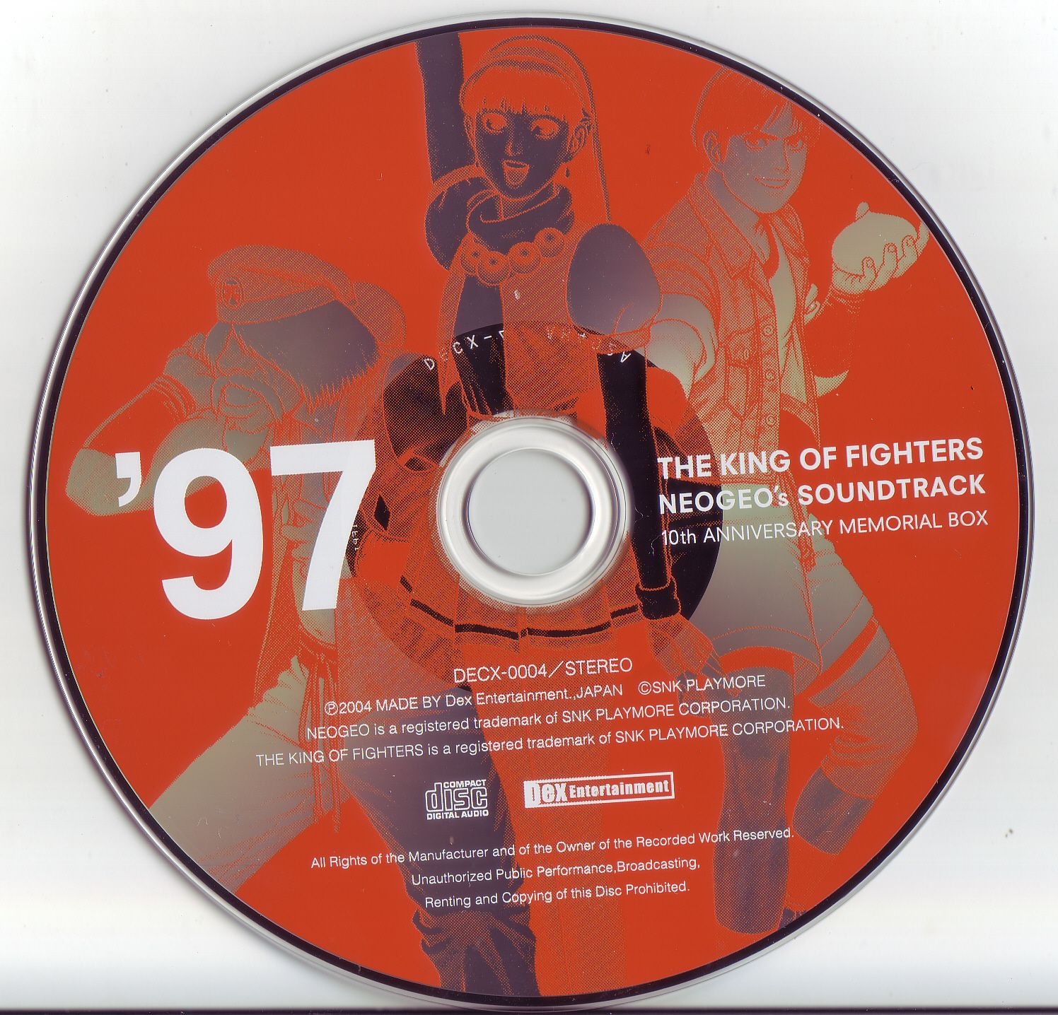 THE KING OF FIGHTERS NEOGEO's SOUNDTRACK 10th Anniversary